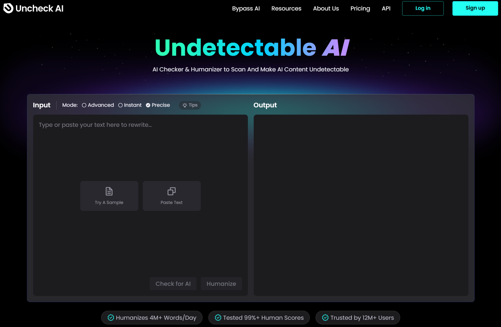 Uncheck AI