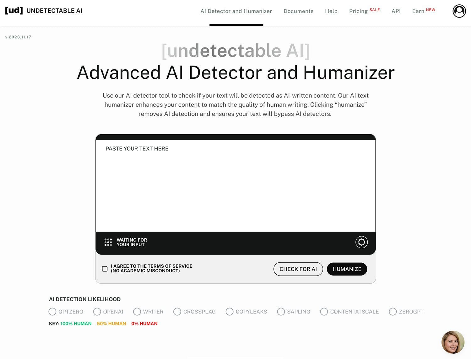 undetectable ai home